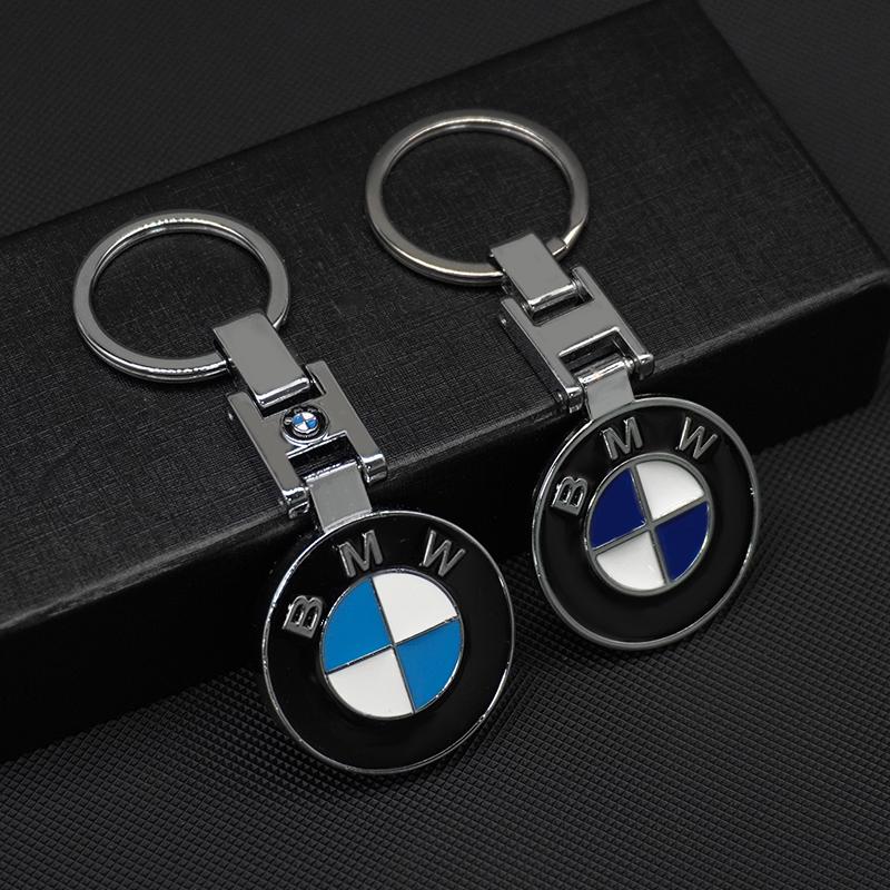 QNLT6 Metal Car Logo Key Chains Rings Keychain For BMW E46 E90 E39 E60 E36 E30 E61 E91 E92 E87 F10 F20 F30 Auto Keychain Accessories