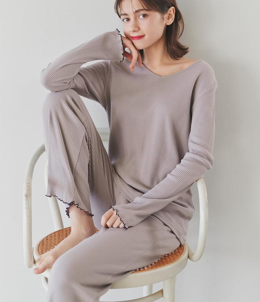 Peach John Organická bavlna Domácí oblečení pro velikosti Měkké na Pohodlné na a Relaxační Pyžama, Ženy, Podzim/Zima, Šedá, S/M, 100% Bavlna, Dotek,