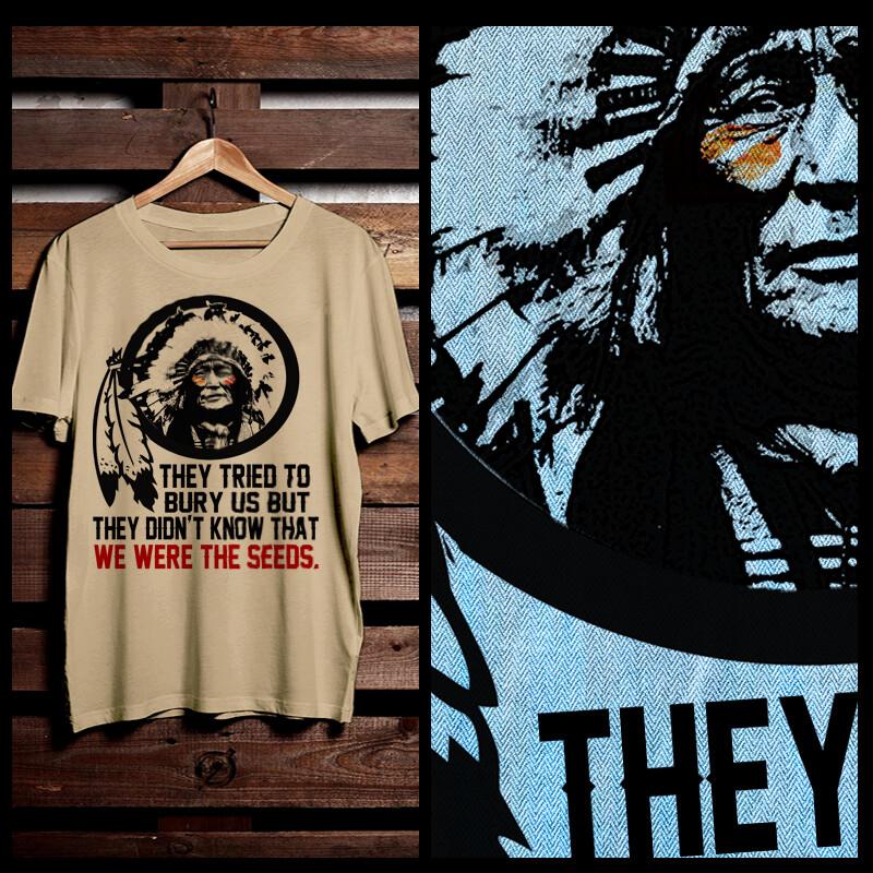 Native American  Indian Warrior Arrow tomahawk Indigenous chief land tee Unisex T-Shirt XXXL