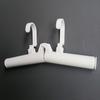 1/3Pcs Telescopic Folding Clothes Hanger Multi-functional Double Rod Design Portable Compact Clothes Drying Rack