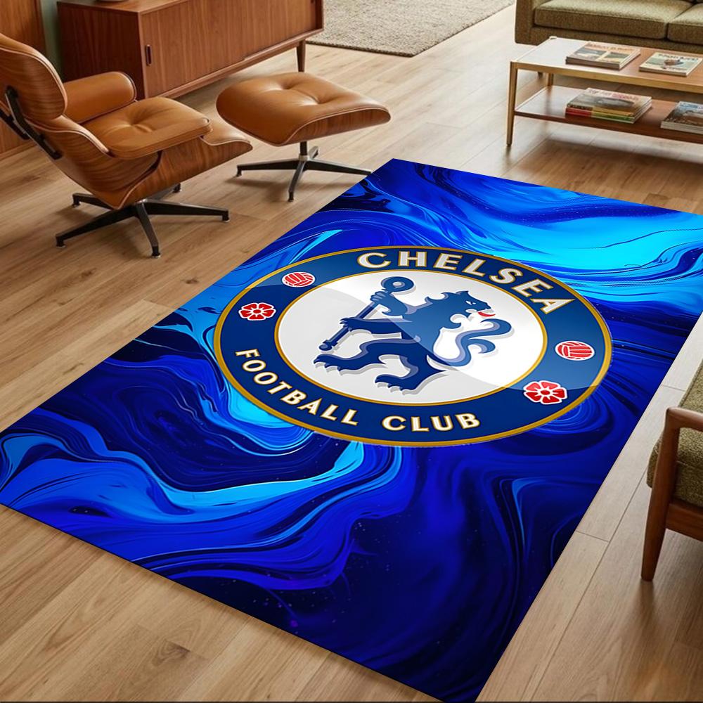 Chelsea Football Club Pride Washable Door Mat Soft Plush Stain-resistant Surface Doormat Elegant Luxury Rug Wedding Party Gift