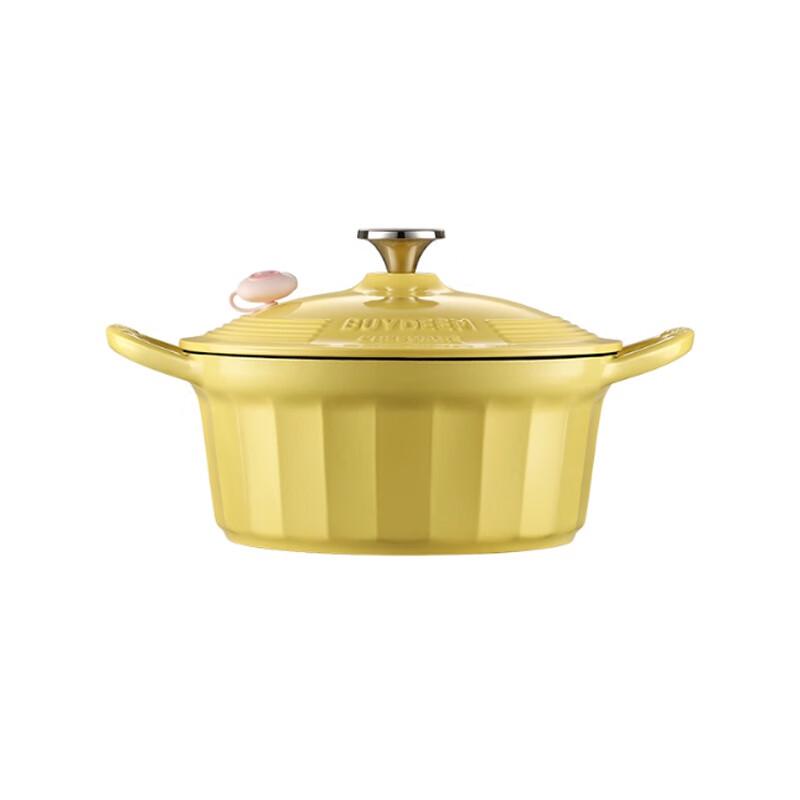 Buydeem CP551 3.95L Enamel Cast Iron Stew Pot