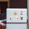 Corgi Cartoon Graffiti Stickers: 50 Waterproof Designs for Decorating Phone Cases or Water Cups