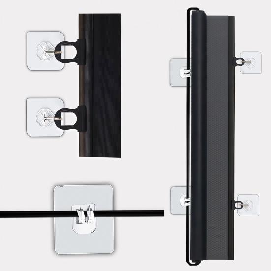 Retractable Pet Gate Mesh Pet Safety Gate No Drill Installation Indoor Outdoor Pet Barrier Fence Home Divider for Stairs Doorways Bedrooms