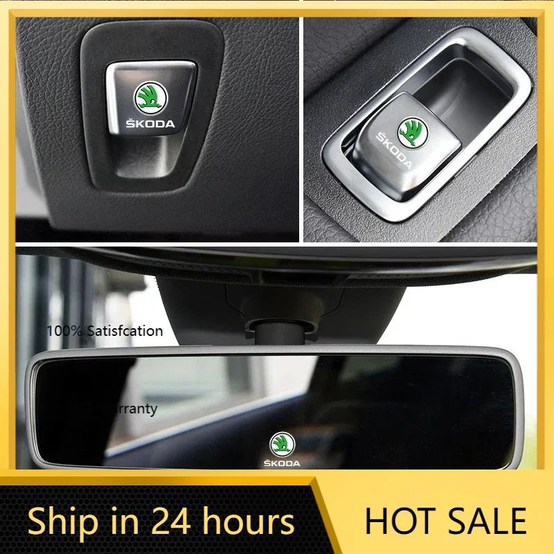 

Car Sticker 2025 Hot Car Styling Decoration Car Steering Wheel Sticker For Skoda Kodiaq Octavia Rapid Karoq Kamiq Fabia Superb D 1pcs