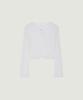 Dion Sheer Cardigan (White)