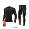 Men's Fleece-Lined Compression Base Layer Training Set