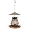 Outdoor Hanging Bird Feeder Garden Tree Mount Squirrel-Resistant Metal Hummingbird With Cups Lid