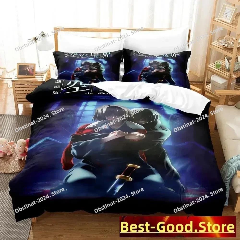 Top Kara No Kyoukai Bedding Set Printed Bed Set With Pillowcase Bed Duvet Cover Soft Single Double Queen Super King Size