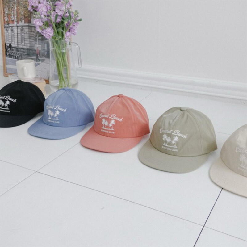Women s Ball Tropical Cursive Hat C8092_Ivory