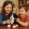 Bernese Mountain Dog Plush Toy 9.8 Inch Super Realistic Dog Doll Comforting Companion Doll Children's Birthday Gift Pet Dog Shap
