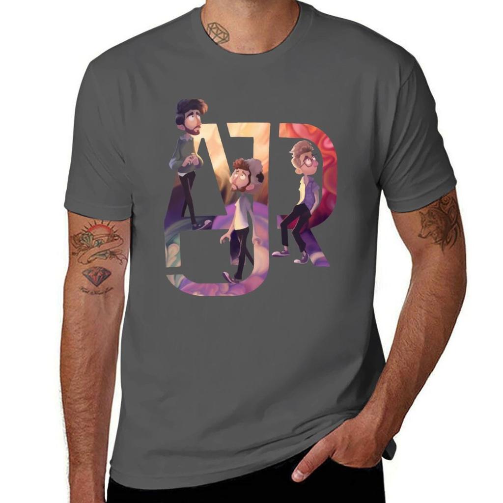 Ajr Tshirt Sports Casual Short Sleeve Cotton Tee