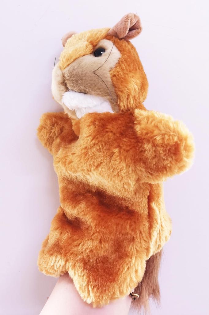 Madrugada Roztomilý zvířátkový loutkový maňásek S374 (Veverka)