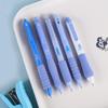 5PCS/Pack Coffee Series 0.5mm Gel Pen Set Soft Touch Stationery Pen Black Refill Writing Pens For Student Office School Supplies