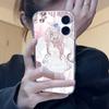 Angel Tsundere Girl Anime Cute Clear Silicone Soft TPU Phone Case For Iphone 17 16 15 14 Plus 13 12 Mini 11 Pro Max Shell Capa