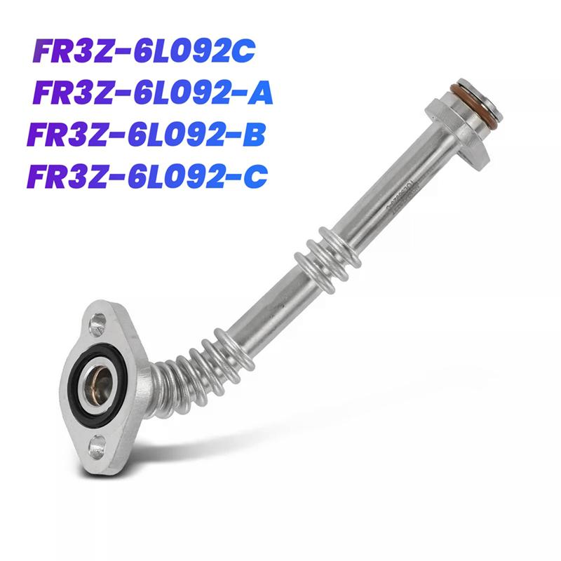 

A30P-Car Turbocharger Oil Return Tube Assembly FR3Z-6L092-C For Ford Mustang 15-22 Explorer 16-19 FR3Z-6L092-B FR3Z6L092C серебряный