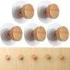 Wooden Hook Geometric Shape Wood Wall Hook Wooden Coat Peg Coat Hanger Tool for Hanging Clothes Hat Scarves and Towel In Bedroom