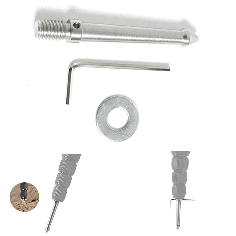Tripod Foot 3/8 1/4 Inch Screw M8 Stainless Steel Replacement Part Monopod Spikes Mount Nail 80/120mm Long With Wrench Gasket