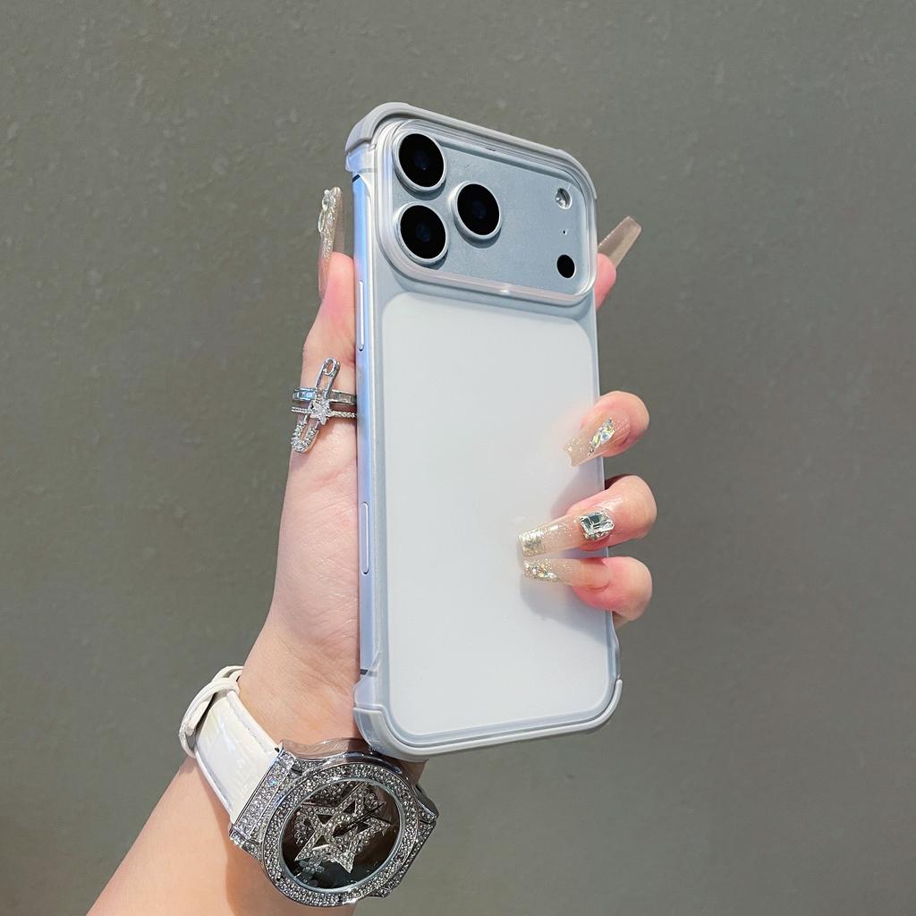 Ultra cienkie przezroczyste bezramkowe etui na For For Iphone 17 16 1 14 13 12 Pro Max 17pro Twarde tworzywo sztuczne Smukłe Odporne na wstrząsy Matowe Pokrowiec Funda