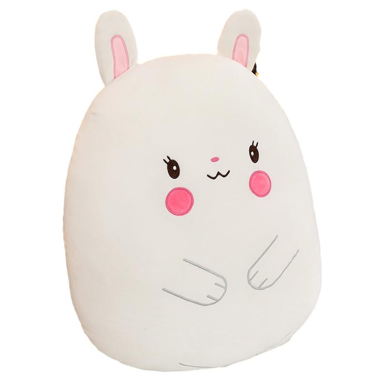 Niedliches Dinosaurier Hase Schwein Cartoon Tier Plüschtier Kissen für Mädchen Weiche und kuschelige Stoffpuppe