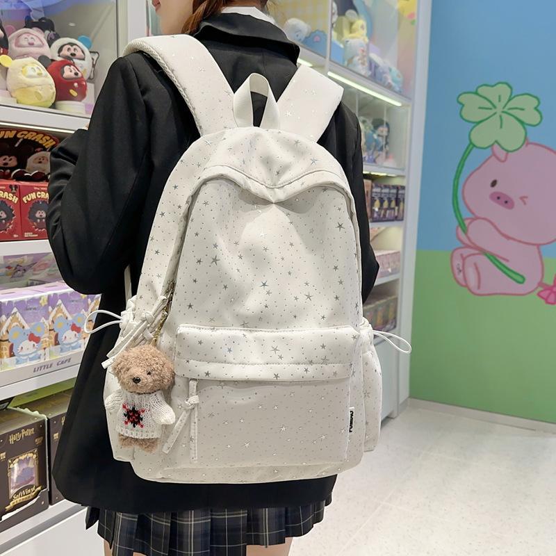 Schoolbag New Schoolbag High Value Korean Ins Girl Heart Leisure Travel Lightweight Gypsy Star Student Backpack