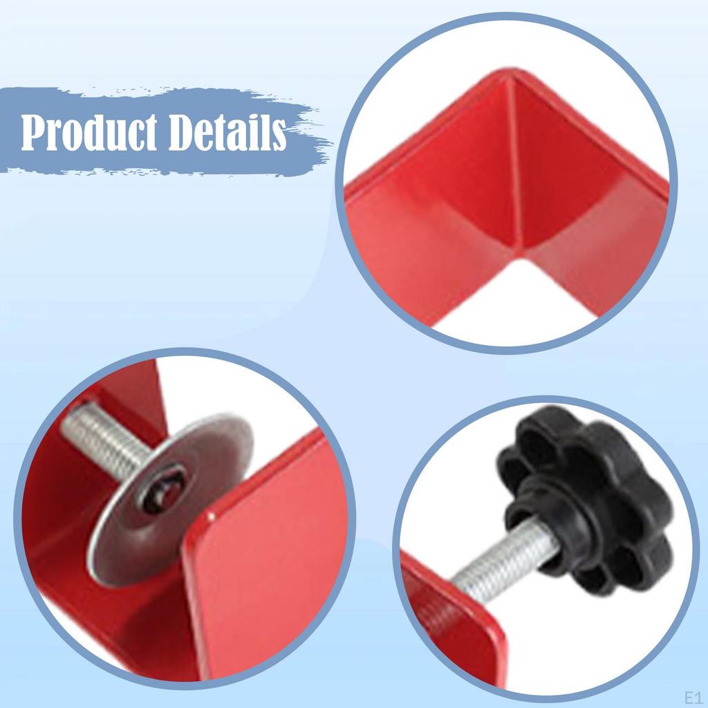 2 kusy Upevňovací klipy zásuvek Pravoúhlá svěrka Přenosná Truhlářská Instalace skříněk