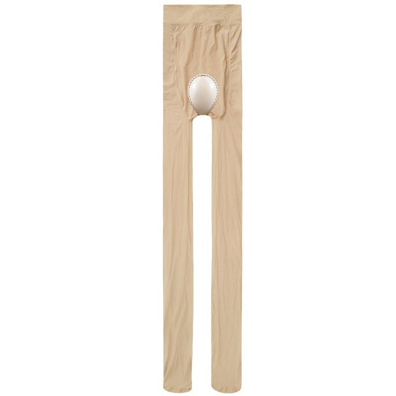 Large Shiny Open-Crotch 8D Seamless Pantyhose – Sexy 360° High-Density 912-Needle Women's Stockings