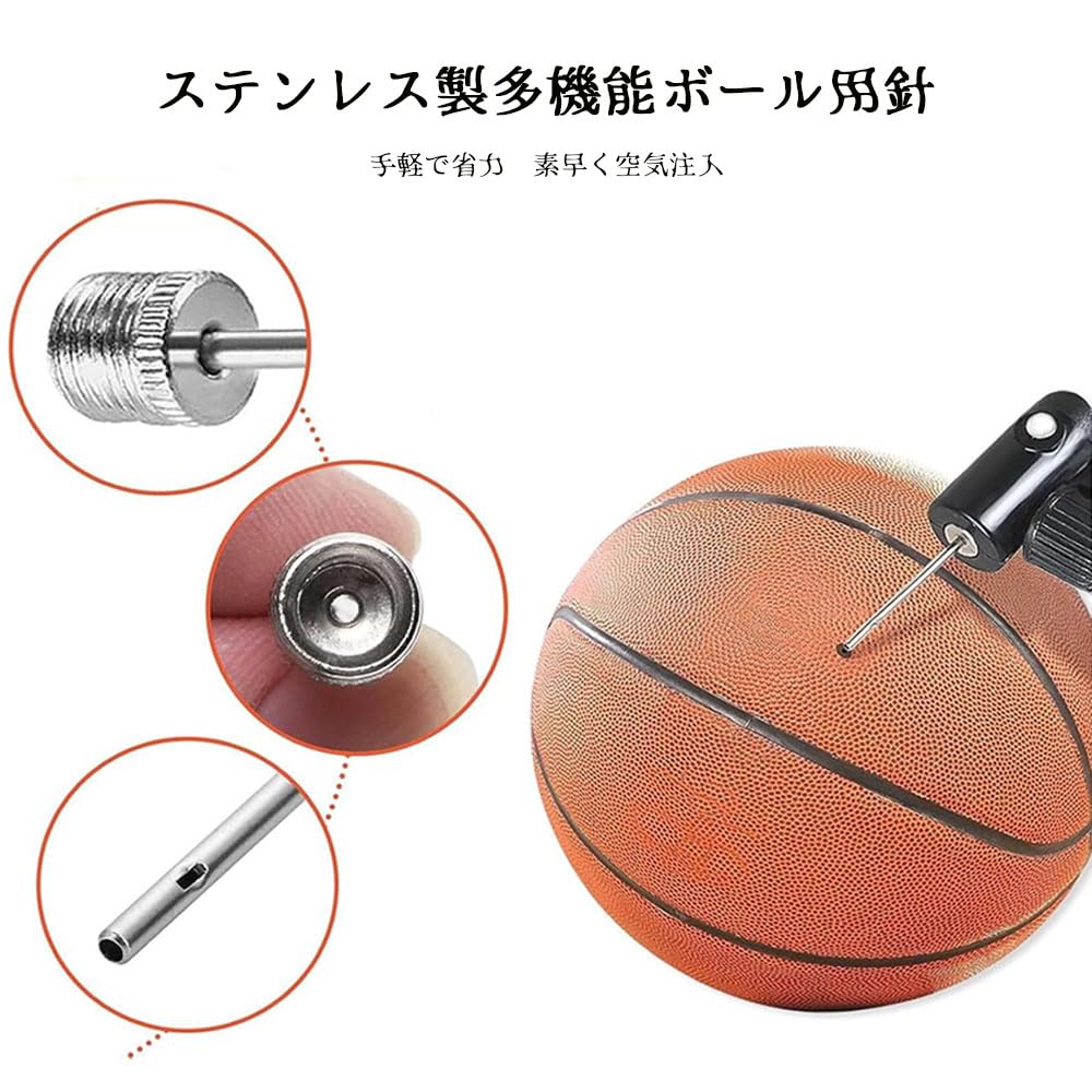 WIOOYIUU Stainless Steel Inflation Needles Set of 10 Ball Inflation