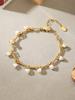 Multi Heart Beads Charms Necklace Bracelet For Women 18k Gold Plated Waterproof Non Tarnish Women's Necklaces Matching Bracelets