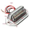1X Chrome 6Led License Number Plate Tag Interior Step Light For Boat Rv Trailer