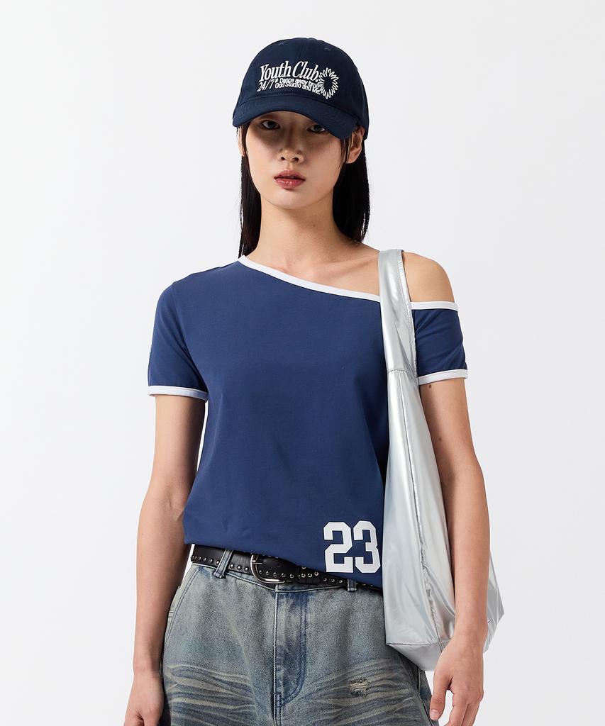 ODDSTUDIO Youth Club Embroidered Logo Ball Cap - Navy