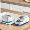Exclusive Kitchen Press Soap Dispenser: Manual Liquid & Dish Soap Dispenser with Sponge Holder