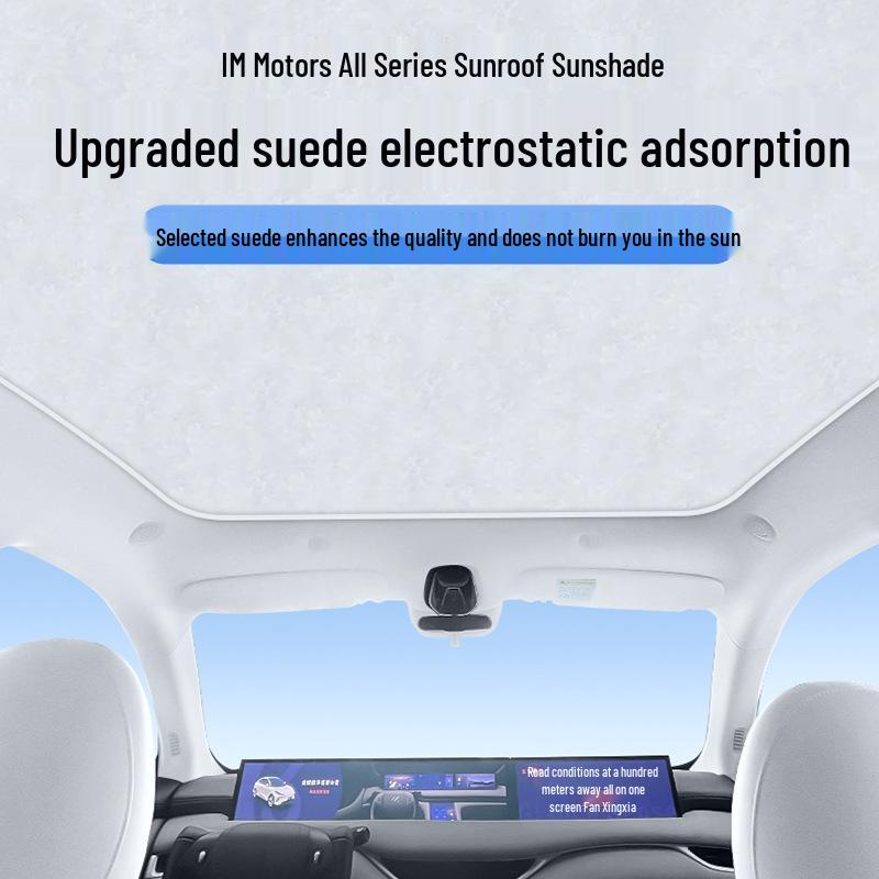 

Sunroof Sunshade for IM L7 LS6 LS7 Gray-White [Static Adhesive]