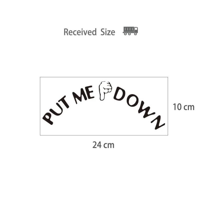 Geste Hand Aufkleber Lustig Badezimmer Toilettensitz Wandaufkleber Schild Für Leg Mich Runter Heimkunst Kühlschrankaufkleber Abziehbilder