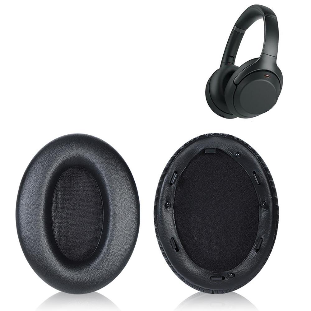 1Pair Ear Pads Cushion Replacement Earpads Earmuff For WH1000XM3 Black