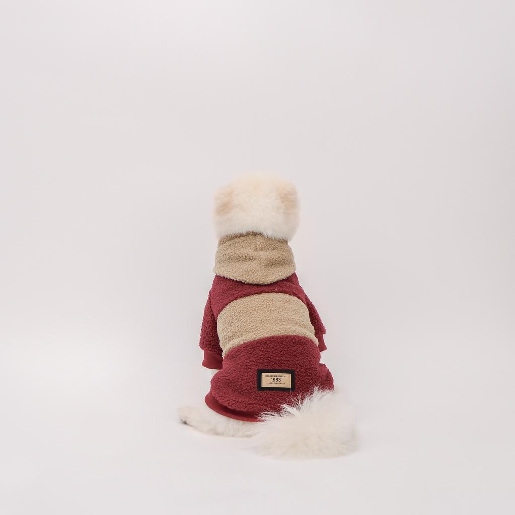 Dog Hoodie, Autumn/Winter Warm Thickened Hooded Sweatshirt for Dogs and Cats, Soft and Fluffy Pet Clothes for Small/Medium Dogs