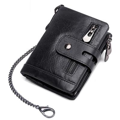 Echtes Leder Männer Brieftasche Geldbörse Kleine Karte Halter Männlichen Walet Tasche Kaffee Geld