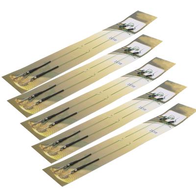 5 Set Terminali Capelli Carpfishing Amo in Metallo Filo per Esche Terminali Amo Accessorio da Pesca 10#