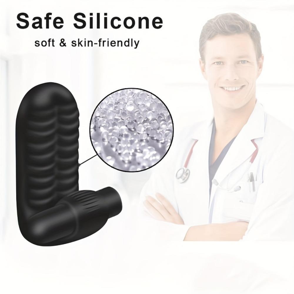 1 Finger Vibrator Sleeve, Mini Personal Massager - Flexible Sleek Solo/Couples Device with Easy-Clean & Discreet Packaging for Adults