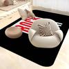R-Rock-Shox Mountain Bike Floor Mat Cheaper Anti-slip Modern Living Room Balcony Printed Bedside Mats