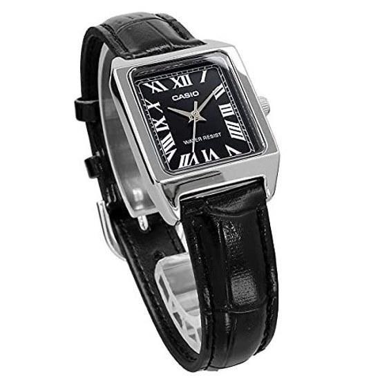 CASIO Standard Cheap Chipkashi Wristwatch Watch Ladies Quartz Stainless Leather Black LTP-V007L-1B