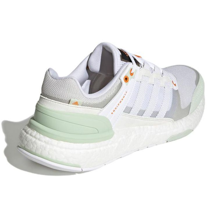 Adidas Equipment Comfort Fabric Shock Absorption Non-Slip Wear-Resistant Low-Top Casual Running Shoes Unisex Sneakers White Green HP2632