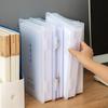 Transparent Storage Box Multifunctional Desktop Large Capacity A4 Paper Plastic Organizer Box Document Organizer Office Supplies