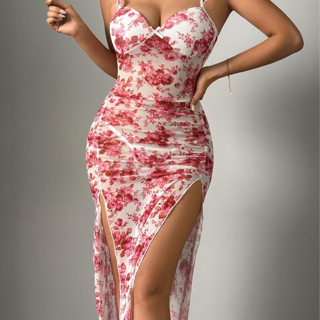 New sexy dress print summer new slim