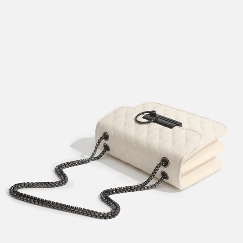 Luxury Female Flap Shoulder Bags Rhomboid Lattice Handbags Chain Mini Square Bags PU Leather Crossbody Bags