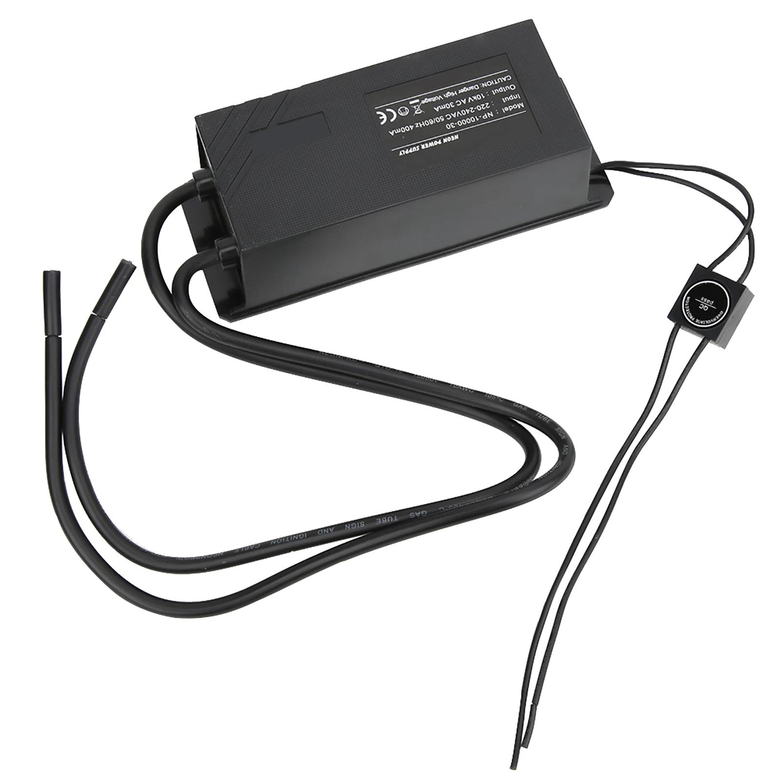 

10KV 30mA NP-10000-30 Neon Light Electronic Transformer Neon Sign Power Supply чорний