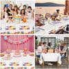 Birthday Tablecloth, 2 Pack Birthday Table Cloths, 54 X 108 Inch Disposable Rectangle Tablecloths Plastic Birthdays Table Cover Party Tablecovers,