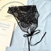 Solid Color Print Hair Bandana Lace Headbands for Women Lightweight Retro Lace Hair Accessories