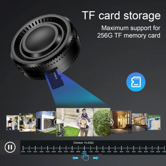 WiFi Wireless Camera 1080P HD-compatible Night Vision Indoor Home Security Camera Outdoor Surveillance Camera Portable Mini Sport Action Camera