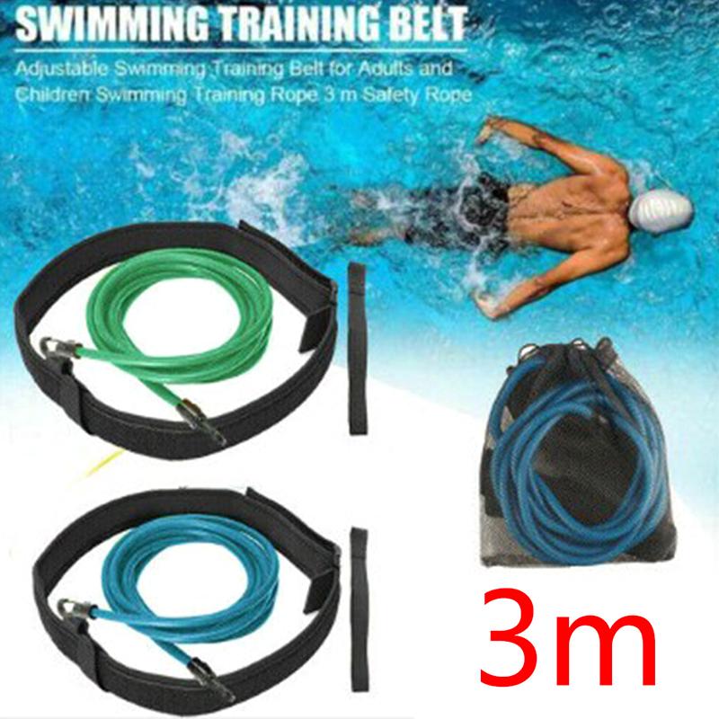 Verstellbarer Schwimmtrainingswiderstand Elastisches Band Sicherheitsseil Trainingsseil